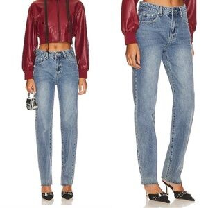 Superdown from REVOLVE Dylan Straight Leg Jeans in Medium Wash